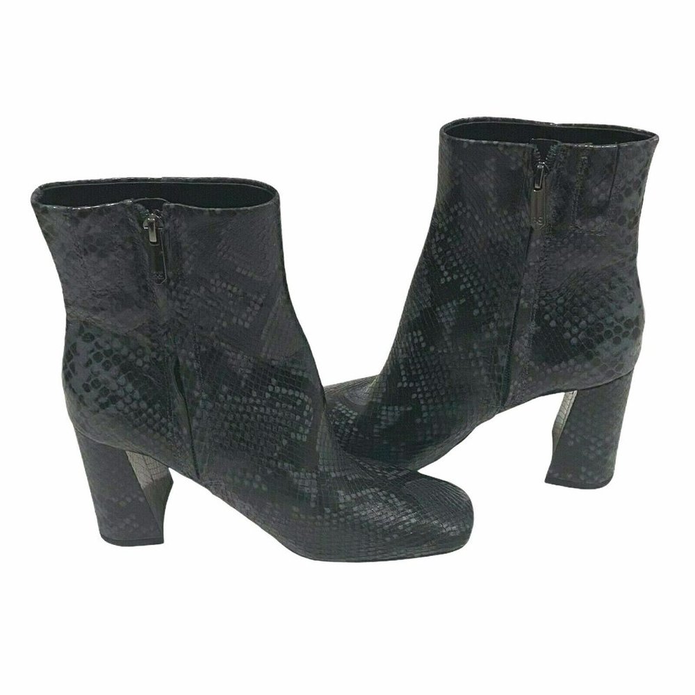 Sam Edelman Python Print Leather Booties,8 M,New,… - image 6